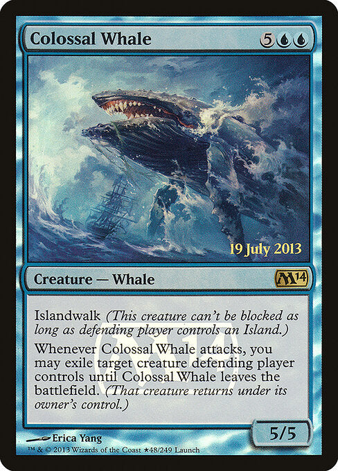 Colossal Whale (48★) (Foil) - Magic 2014 Promos - Game On