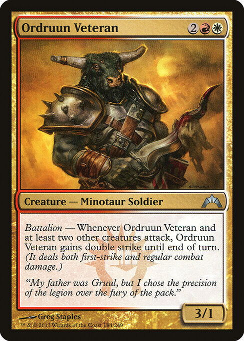Ordruun Veteran (184) - Gatecrash - Game On
