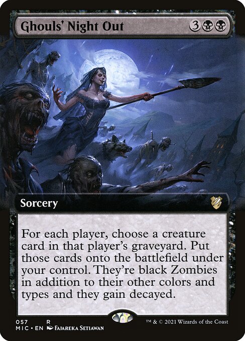 Ghouls' Night Out (57) - EXTENDED ART - Midnight Hunt Commander - Game On