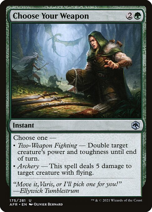 Choose Your Weapon (175) (Foil) - Adventures in the Forgotten Realms - Game On