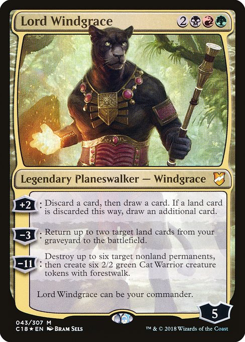 Lord Windgrace (43) (Foil) - Commander 2018 - Game On