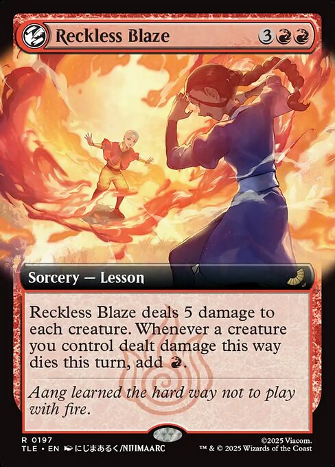 Reckless Blaze (197) - EXTENDED ART - Avatar: The Last Airbender Eternal - Game On