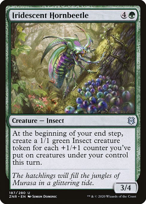 Iridescent Hornbeetle (187) - Zendikar Rising - Game On