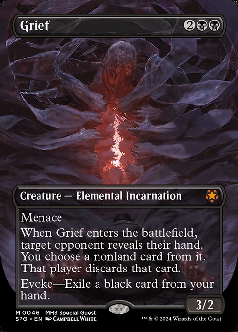 Grief (46) - BORDERLESS - FULL ART - Special Guests - Game On