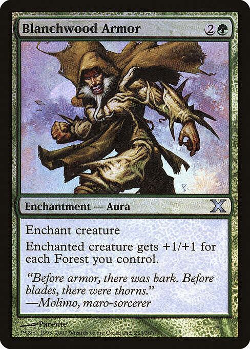 Blanchwood Armor (253★) (Foil) - Tenth Edition - Game On