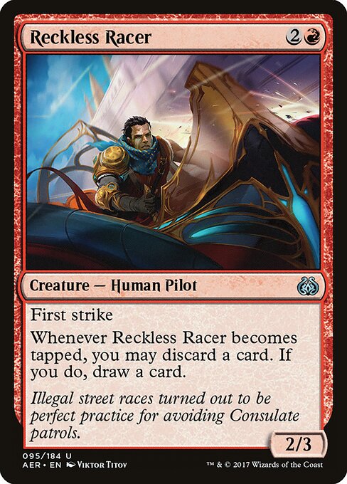 Reckless Racer (95) (Foil) - Aether Revolt - Game On