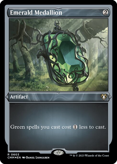 Emerald Medallion (603) (Etched) - Commander Masters - Game On