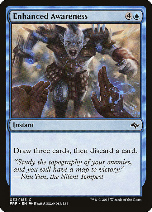 Enhanced Awareness (33) (Foil) - Fate Reforged - Game On