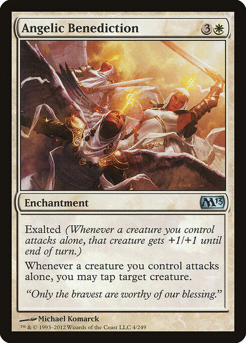 Angelic Benediction (4) (Foil) - Magic 2013 - Game On