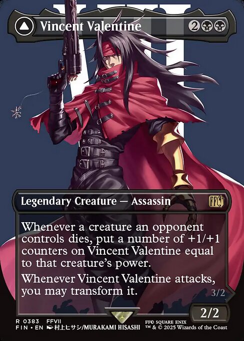 Vincent Valentine // Galian Beast (383) - BORDERLESS - FULL ART - Final Fantasy - Game On