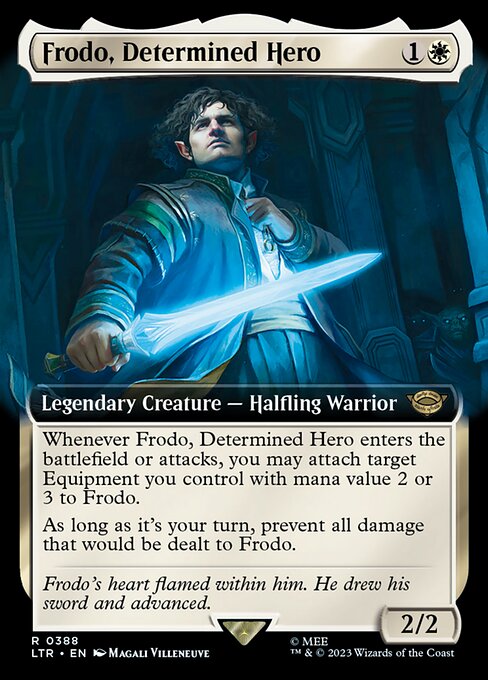 Frodo, Determined Hero (388) - EXTENDED ART - The Lord of the Rings: Tales of Middle-earth - Game On