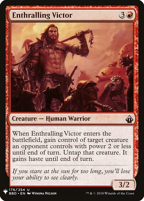 Enthralling Victor (BBD-176) - The List - Game On