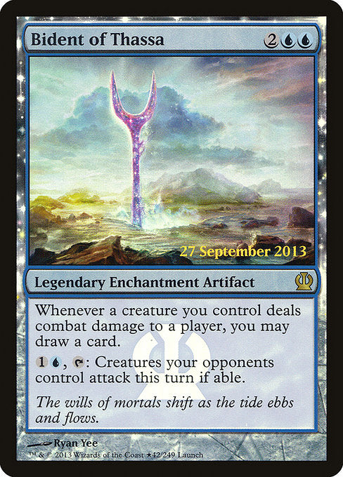 Bident of Thassa (42★) (Foil) - Theros Promos - Game On