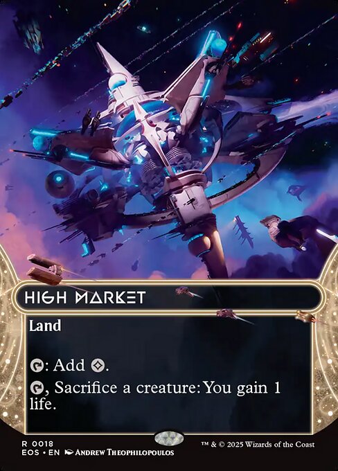 High Market (18) - BORDERLESS - FULL ART - Edge of Eternities: Stellar Sights - Game On