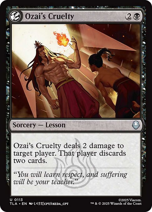 Ozai's Cruelty (113) (Foil) - Avatar: The Last Airbender - Game On