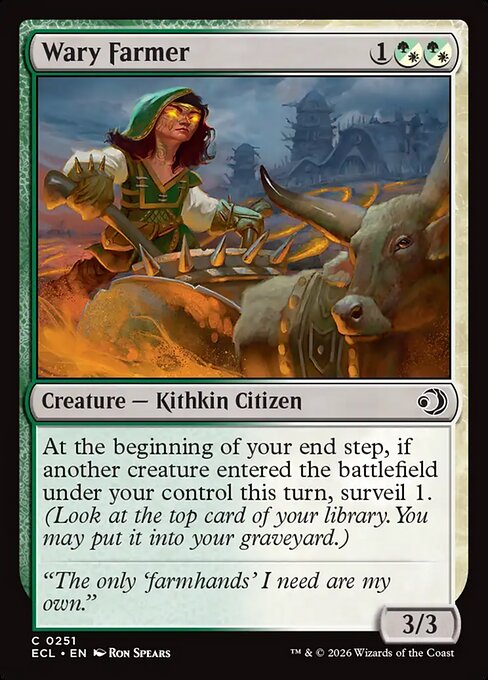 Wary Farmer (251) (Foil) - Lorwyn Eclipsed - Game On