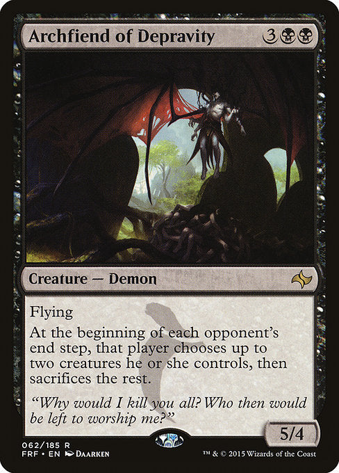 Archfiend of Depravity (62) - Fate Reforged - Game On