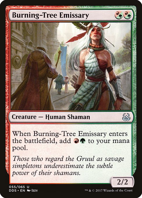 Burning-Tree Emissary (55) - Duel Decks: Mind vs. Might - Game On