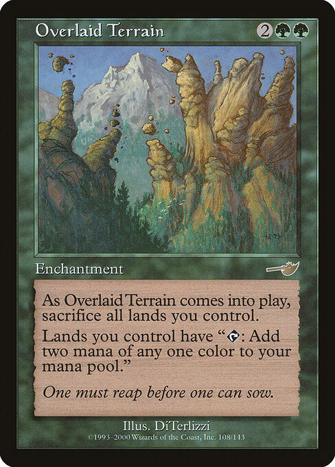 Overlaid Terrain (108) (Foil) - Nemesis - Game On