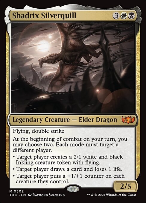 Shadrix Silverquill (302) - Tarkir: Dragonstorm Commander - Game On
