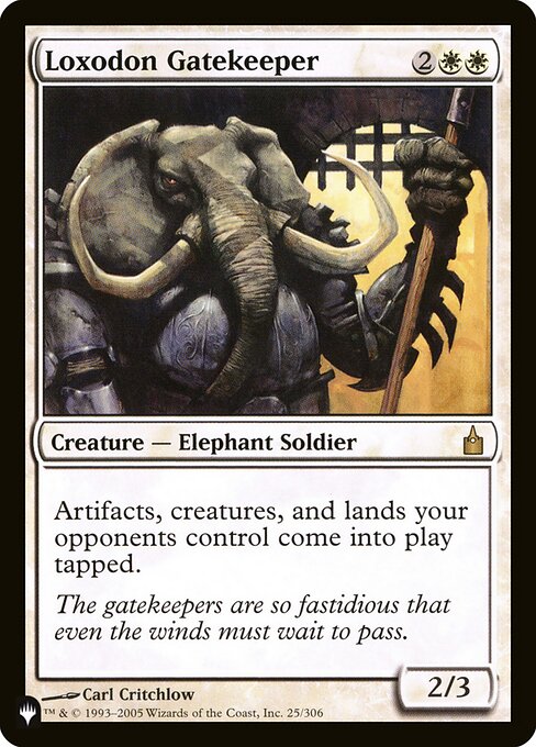Loxodon Gatekeeper (RAV-25) - The List - Game On
