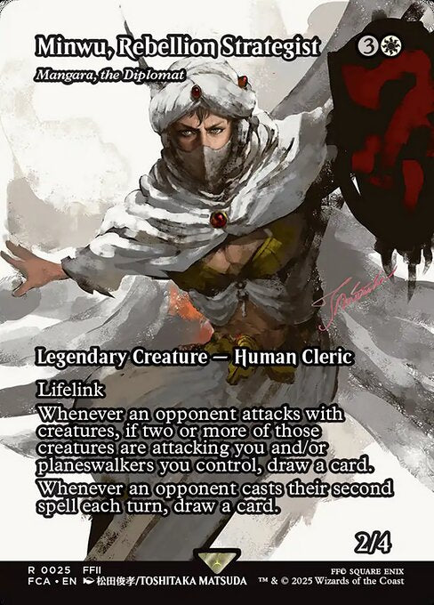 Mangara, the Diplomat (25) - BORDERLESS - FULL ART - Final Fantasy: Through the Ages - Game On