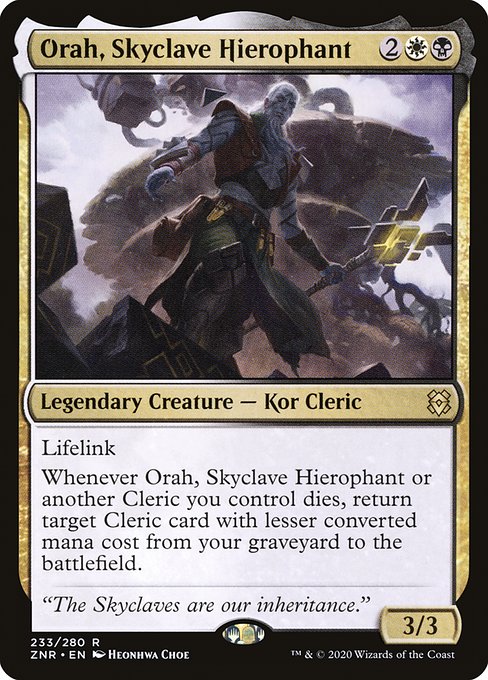 Orah, Skyclave Hierophant (233) (Foil) - Zendikar Rising - Game On