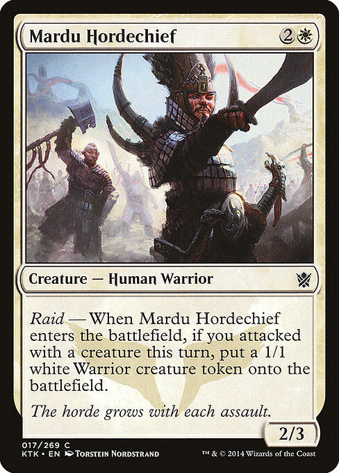 Mardu Hordechief (17) (Foil) - Khans of Tarkir - Game On