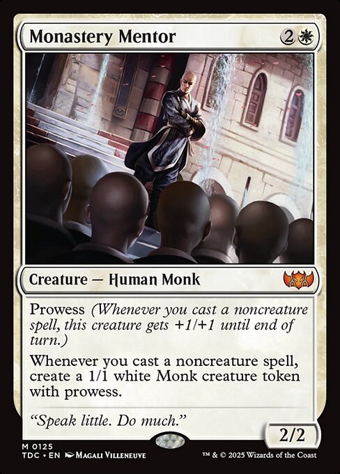 Monastery Mentor (125) - Tarkir: Dragonstorm Commander - Game On