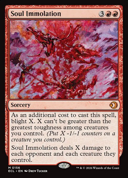 Soul Immolation (156) (Foil) - Lorwyn Eclipsed - Game On