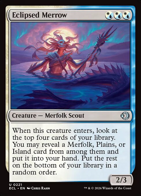 Eclipsed Merrow (221) (Foil) - Lorwyn Eclipsed - Game On