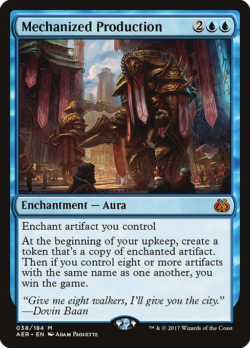 Mechanized Production (38) - Aether Revolt - Game On