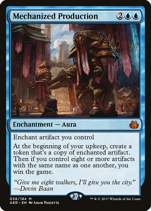 Mechanized Production (38) (Foil) - Aether Revolt - Game On