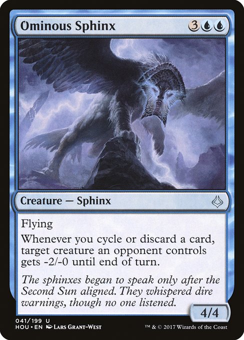 Ominous Sphinx (41) (Foil) - Hour of Devastation - Game On