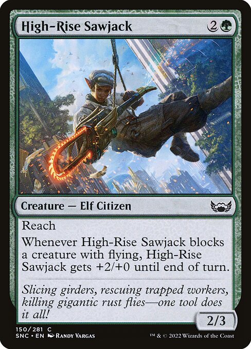 High-Rise Sawjack (150) (Foil) - Streets of New Capenna - Game On
