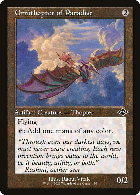 Ornithopter of Paradise (430) (Foil) - Modern Horizons 2 - Game On