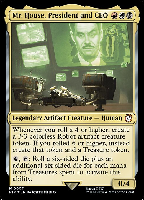 Mr. House, President and CEO (7) (Foil) - Fallout - Game On