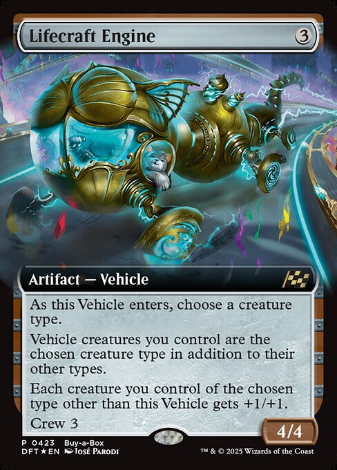 Lifecraft Engine (423) - EXTENDED ART (Foil) - Aetherdrift - Game On
