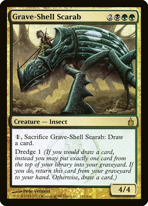 Grave-Shell Scarab (211) - Ravnica: City of Guilds - Game On