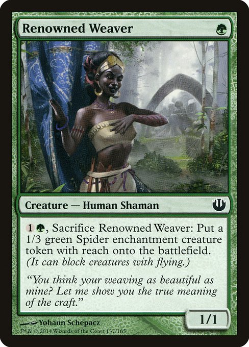 Renowned Weaver (137) (Foil) - Journey into Nyx - Game On