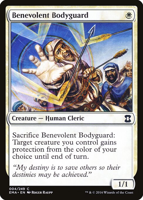 Benevolent Bodyguard (4) (Foil) - Eternal Masters - Game On