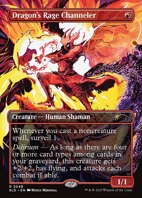 Dragon's Rage Channeler (2048) - BORDERLESS - FULL ART - Secret Lair Drop - Game On