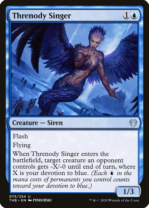 Threnody Singer (75) (Foil) - Theros Beyond Death - Game On