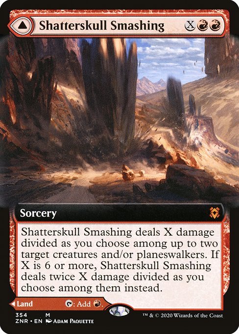 Shatterskull Smashing // Shatterskull, the Hammer Pass (354) - EXTENDED ART - Zendikar Rising - Game On