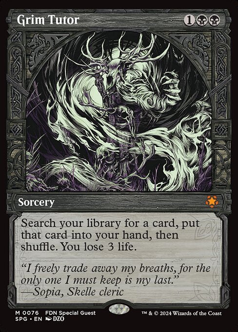 Grim Tutor (76) - SHOWCASE - Special Guests - Game On