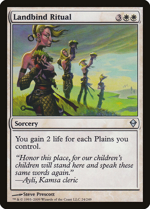 Landbind Ritual (24) - Zendikar - Game On