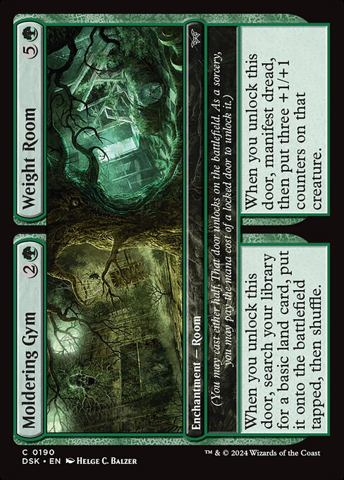 Moldering Gym // Weight Room (190) (Foil) - Duskmourn: House of Horror - Game On