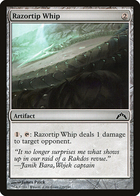 Razortip Whip (235) (Foil) - Gatecrash - Game On