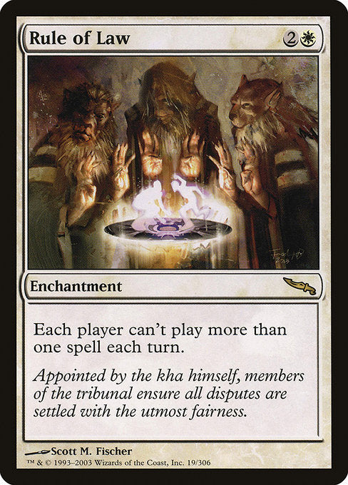 Rule of Law (19) - Mirrodin - Game On