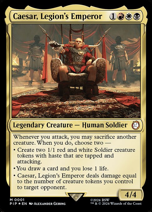 Caesar, Legion's Emperor (1) (Foil) - Fallout - Game On